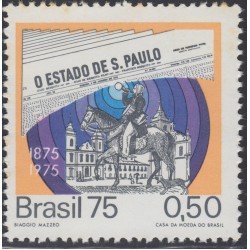 Brasil Brazil 1134 1975 Centenario del periódico Estado de Sao Paulo MH Brasil Brazil 1134 1975 Centenario del periódico Estado de Sao Paulo MH