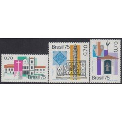 Brasil Brazil 1164/66 1975 Villas históricas MNH Brasil Brazil 1164/66 1975 Villas históricas MNH