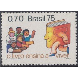 Brasil Brazil 1168 1975 Día del Libro Day of the book MNH Brasil Brazil 1168 1975 Día del Libro Day of the book MNH