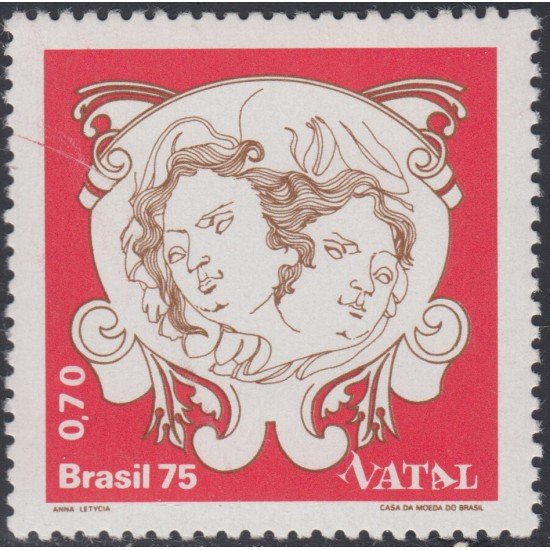Brasil Brazil 1170 1975 Navidad Chritsmas MH Brasil Brazil 1170 1975 Navidad Chritsmas MH
