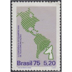 Brasil Brazil 1171 1975 2da Conferencia Internacional de Telecomunicaciones MNH Brasil Brazil 1171 1975 2da Conferencia Internacional de Telecomunicaciones MNH
