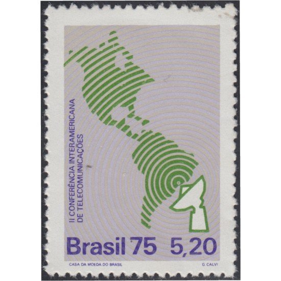 Brasil Brazil 1171 1975 2da Conferencia Internacional de Telecomunicaciones MNH Brasil Brazil 1171 1975 2da Conferencia Internacional de Telecomunicaciones MNH