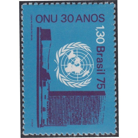 Brasil Brazil 1180 1975 30 Aniversario de las Naciones Unidas MNH Brasil Brazil 1180 1975 30 Aniversario de las Naciones Unidas MNH