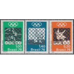 Brasil Brazil 1192/94 1976 XXI Juegos olímpicos de Montreal MH Brasil Brazil 1192/94 1976 XXI Juegos olímpicos de Montreal MH