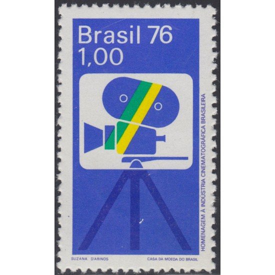 Brasil Brazil 1197 1976 Industria cinematográfica Brasileña MH Brasil Brazil 1197 1976 Industria cinematográfica Brasileña MH