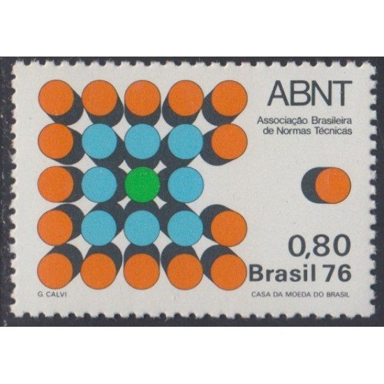 Brasil Brazil 1237 1976 Asociación Brasileña de normas técnicas MNH Brasil Brazil 1237 1976 Asociación Brasileña de normas técnicas MNH