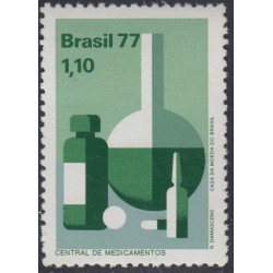 Brasil Brazil 1255 1977 Centros de distribución de medicamentos MNH