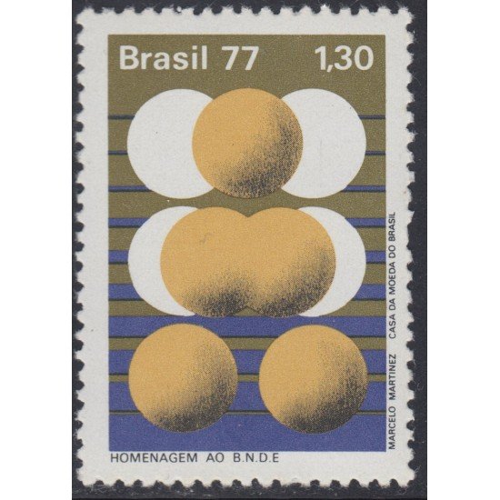Brasil Brazil 1263 1977 Banca Nacional de Desarrollo económico MNH Brasil Brazil 1263 1977 Banca Nacional de Desarrollo económico MNH