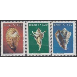 Brasil Brazil 1266/68 1977 Reunión de Malacólogos brasileños MNH