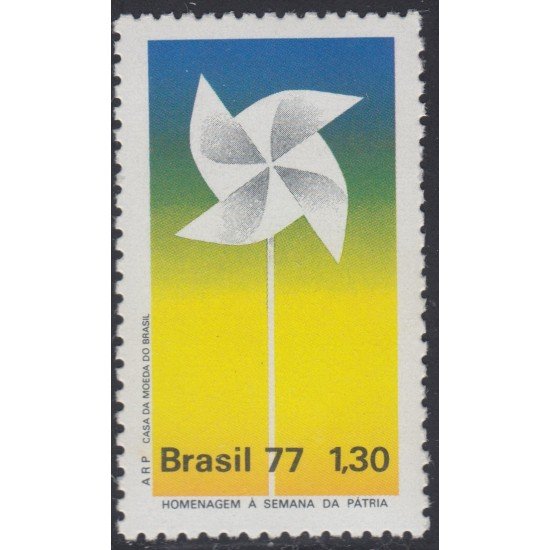 Brasil Brazil 1275 1977 Semana de la Patria MNH Brasil Brazil 1275 1977 Semana de la Patria MNH