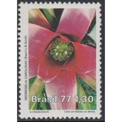 Brasil Brazil 1279 1977 Protección de la naturaleza Floe Flower MNH