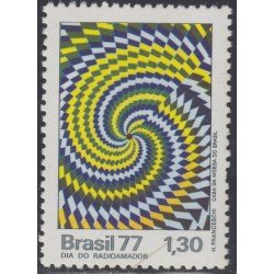 Brasil Brazil 1285 1977 Día de la radio Amateur MNH Brasil Brazil 1285 1977 Día de la radio Amateur MNH