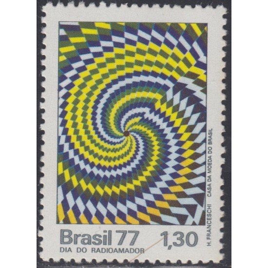 Brasil Brazil 1285 1977 Día de la radio Amateur MNH Brasil Brazil 1285 1977 Día de la radio Amateur MNH