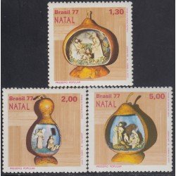 Brasil Brazil 1286/88 1977 Navidad Chritsmas MNH Brasil Brazil 1286/88 1977 Navidad Chritsmas MNH