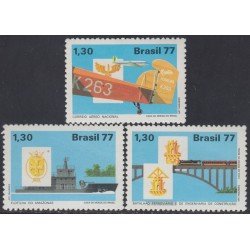 Brasil Brazil 1293/95 1977 Desarrollo Nacional MNH Brasil Brazil 1293/95 1977 Desarrollo Nacional MNH