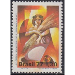 Brasil Brazil 1301 1977 Diplomacia brasileña MNH Brasil Brazil 1301 1977 Diplomacia brasileña MNH