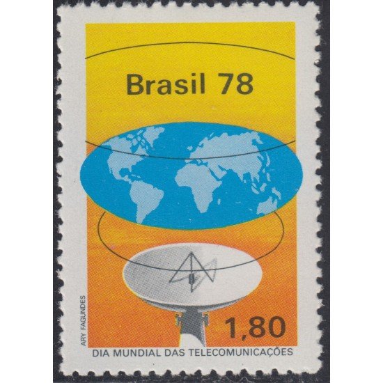 Brasil Brazil 1313 1978 Día mundial de las comunicaciones MNH Brasil Brazil 1313 1978 Día mundial de las comunicaciones MNH