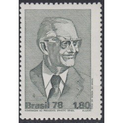 Brasil Brazil 1315 1978 Homenaje al Presidente Ernest Geisel MNH Brasil Brazil 1315 1978 Homenaje al Presidente Ernest Geisel MNH