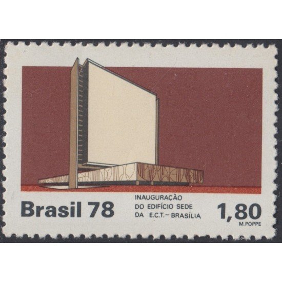 Brasil Brazil 1316 1978 Inauguración de la sede de ECT MNH Brasil Brazil 1316 1978 Inauguración de la sede de ECT MNH