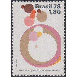 Brasil Brazil 1318 1978 Erradicación de la Viruela MNH Brasil Brazil 1318 1978 Erradicación de la Viruela MNH