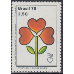 Brasil Brazil 1373 1979 35º Congreso de la Sociedad Brasileña de Cardiología MNH Brasil Brazil 1373 1979 35º Congreso de la Sociedad Brasileña de Cardiología MNH