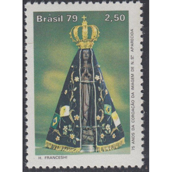 Brasil Brazil 1380 1979 Coronación de la estatua de Notre Dame Aparecida MNH Brasil Brazil 1380 1979 Coronación de la estatua de Notre Dame Aparecida MNH