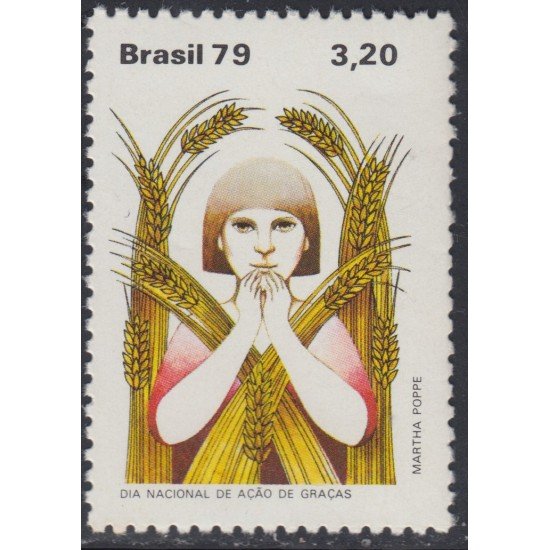 Brasil Brazil 1407 1979 Día Nacional de Acción de Gracias MNH Brasil Brazil 1407 1979 Día Nacional de Acción de Gracias MNH