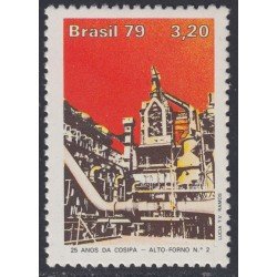 Brasil Brazil 1408 1979 25 Años de la Campaña Siderúrgica de Sao Paulo MNH Brasil Brazil 1408 1979 25 Años de la Campaña Siderúrgica de Sao Paulo MNH