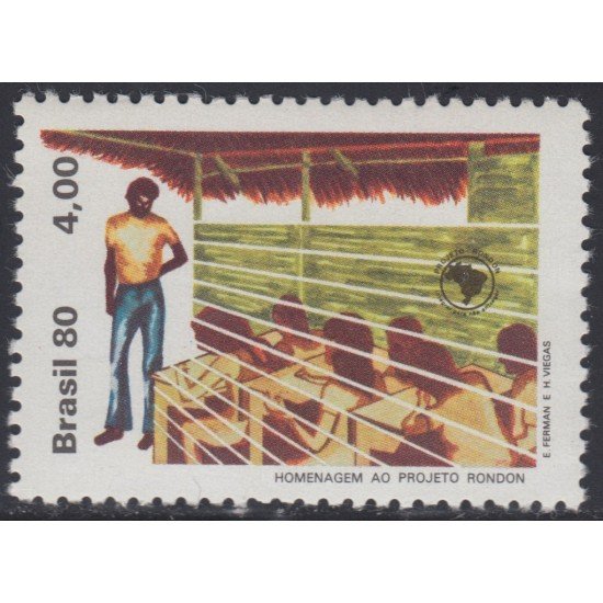 Brasil Brazil 1435 1980 Proyecto Rondón Movimiento universitario MNH