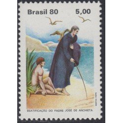 Brasil Brazil 1454 1980 Beatificación del Padre José Anchieta MNH Brasil Brazil 1454 1980 Beatificación del Padre José Anchieta MNH