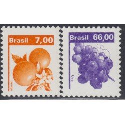 Brasil Brazil 1467/68 1980 Serie Antigua Recursos Económicos MNH Brasil Brazil 1467/68 1980 Serie Antigua Recursos Económicos MNH