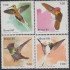 Brasil Brazil 1473/76 1981 Fauna Colibrís Pájaros Birds MNH