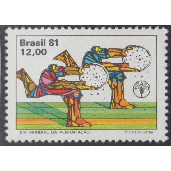 Brasil Brazil 1502 1981 Día mundial de la alimentación MNH Brasil Brazil 1502 1981 Día mundial de la alimentación MNH