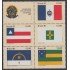 Brasil Brazil 1509/13 1981 Bandera de los estados de Brasil MNH