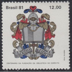 Brasil Brazil 1519 1981 Creación de la Biblioteca de la Armada MNH