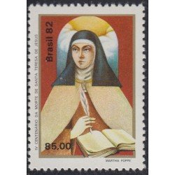 Brasil Brazil 1560 1982 Santa Teresa de Jesús MNH