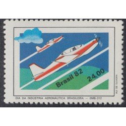 Brasil Brazil 1564 1982 Industria aeronáutica brasileña Avión MNH