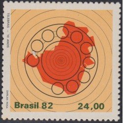 Brasil Brazil 1566 1982 10º Aniversario de creación de Telebrás MNH Brasil Brazil 1566 1982 10º Aniversario de creación de Telebrás MNH