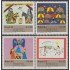 Brasil Brazil 1567/70 1982 Navidad Dibujos de Infantes MNH