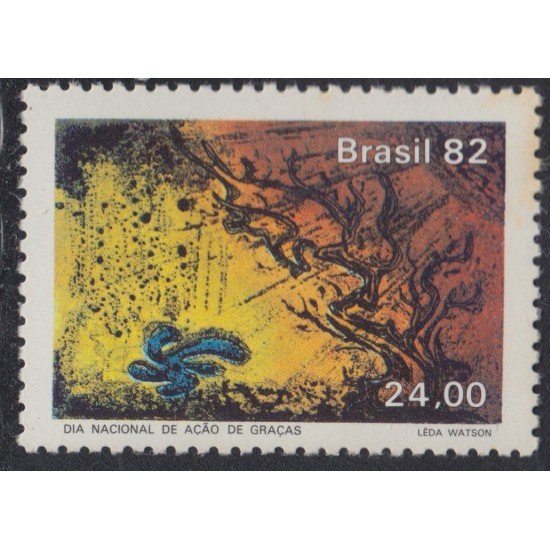 Brasil Brazil 1579 1982 Día Nacional de Acción de Gracias MNH Brasil Brazil 1579 1982 Día Nacional de Acción de Gracias MNH