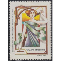 Brasil Brazil 1589 1983 Emancipación política de la Mujer MNH Brasil Brazil 1589 1983 Emancipación política de la Mujer MNH