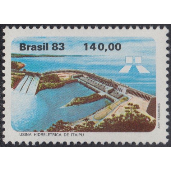 Brasil Brazil 1590 1983 Hidroeléctrica de Itaipu MNH Brasil Brazil 1590 1983 Hidroeléctrica de Itaipu MNH