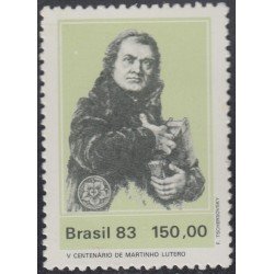 Brasil Brazil 1591 1983 5º Centenario de Martín Lutero MNH Brasil Brazil 1591 1983 5º Centenario de Martín Lutero MNH