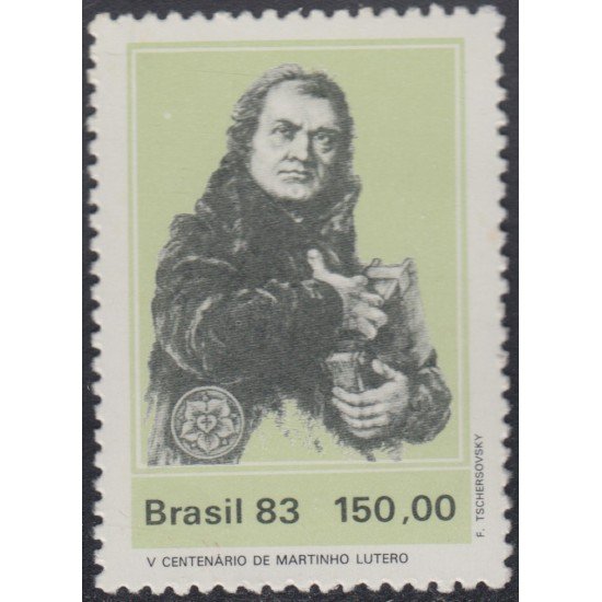 Brasil Brazil 1591 1983 5º Centenario de Martín Lutero MNH