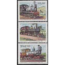 Brasil Brazil 1604/06 1983 Patrimonio histórico brasileño Locomtoras MNH Brasil Brazil 1604/06 1983 Patrimonio histórico brasileño Locomtoras MNH