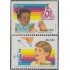 Brasil Brazil 1612/13 1983 Vacunación infantil contra la poliomelitis MNH