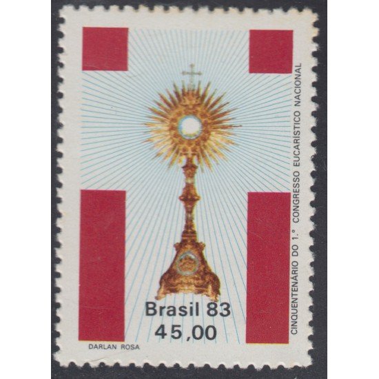Brasil Brazil 1625 1983 1º Congreso Eucarístico Nacional MNH Brasil Brazil 1625 1983 1º Congreso Eucarístico Nacional MNH