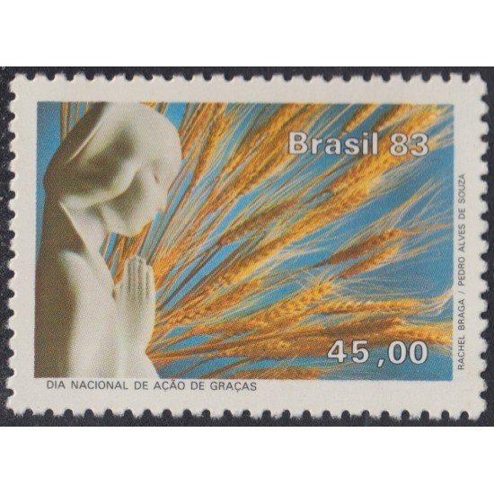 Brasil Brazil 1638 1983 Día Nacional de Acción de Gracias MNH