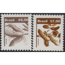 Brasil Brazil 1639/40 1983 Serie Antigua Recursos Económicos MNH Brasil Brazil 1639/40 1983 Serie Antigua Recursos Económicos MNH