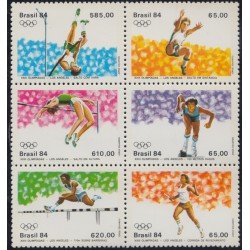 Brasil Brazil 1648/53 1984 Juegos olímpicos de verano MNH Brasil Brazil 1648/53 1984 Juegos olímpicos de verano MNH